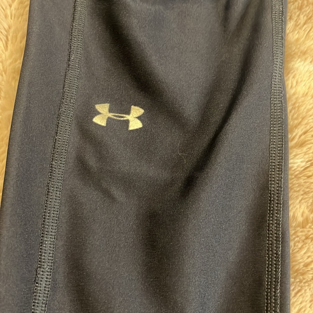 Under Armour gray and black leggings size medium - Picture 2 of 5